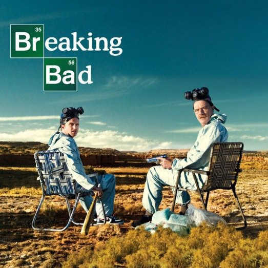 Cover art of Aaron Paul and Bryan Cranston.